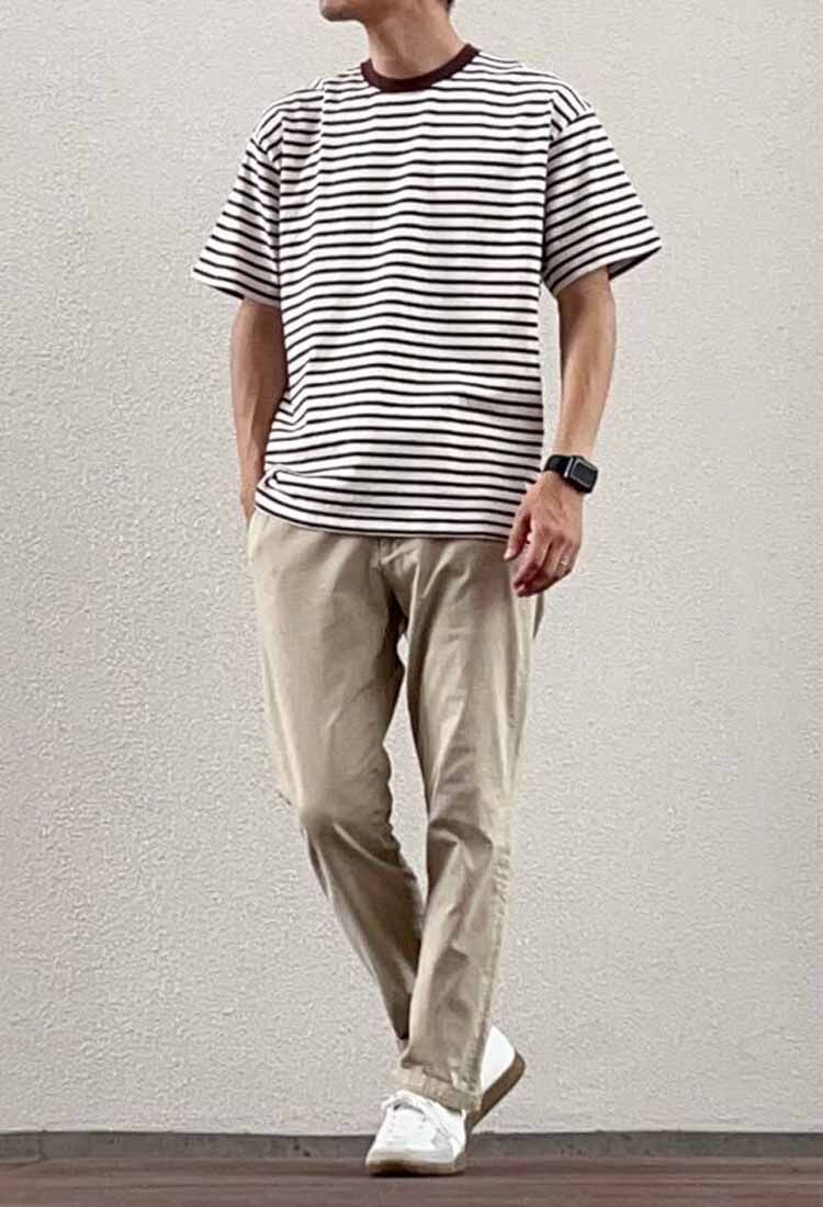 UWearはダサいのか?ボーダーTシャツのコーディネート