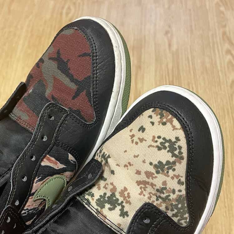 ダンクをフォームクリーナーの泡で洗ったビフォーアフター比較