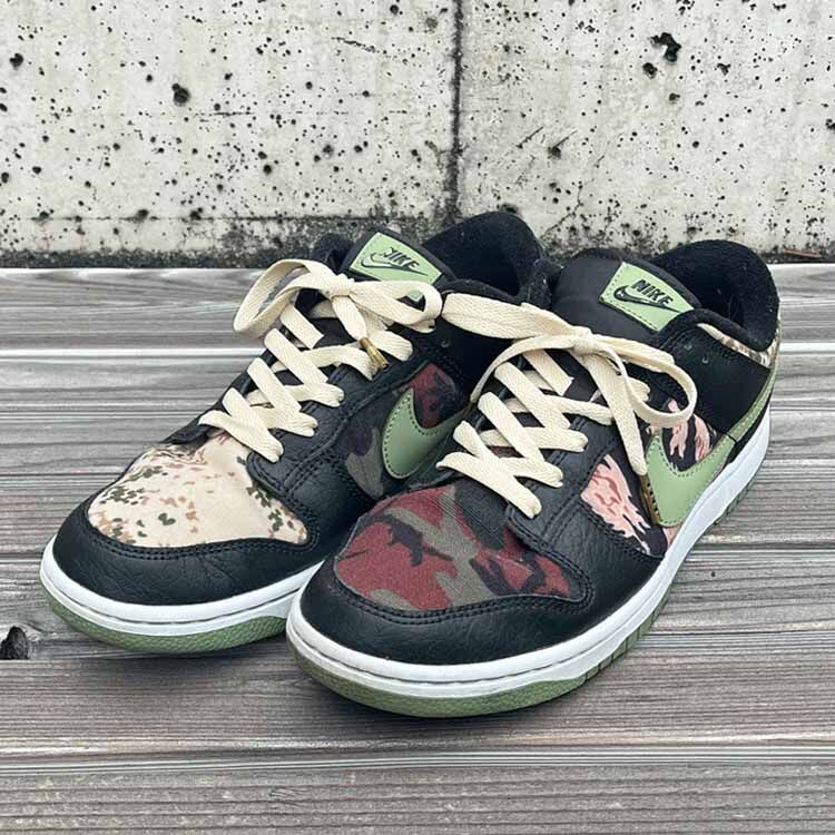 DUNKにKicksWrapのビンテージシューレースのグラノーラを装着しました