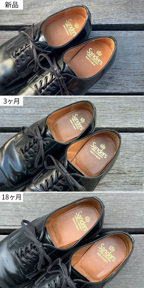 サンダースのロゴの経年変化の比較