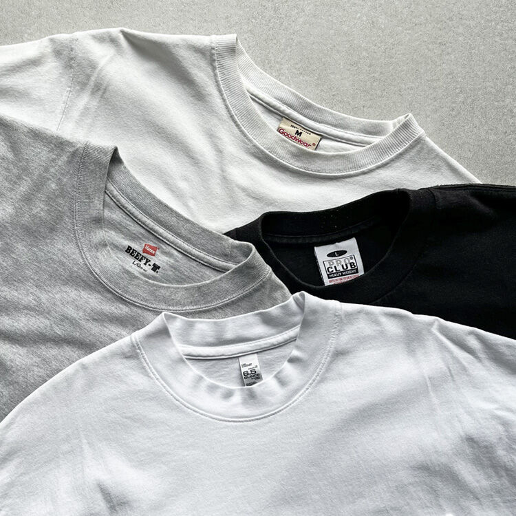 ロサンゼルスアパレルTシャツと他の定番ブランドの比較