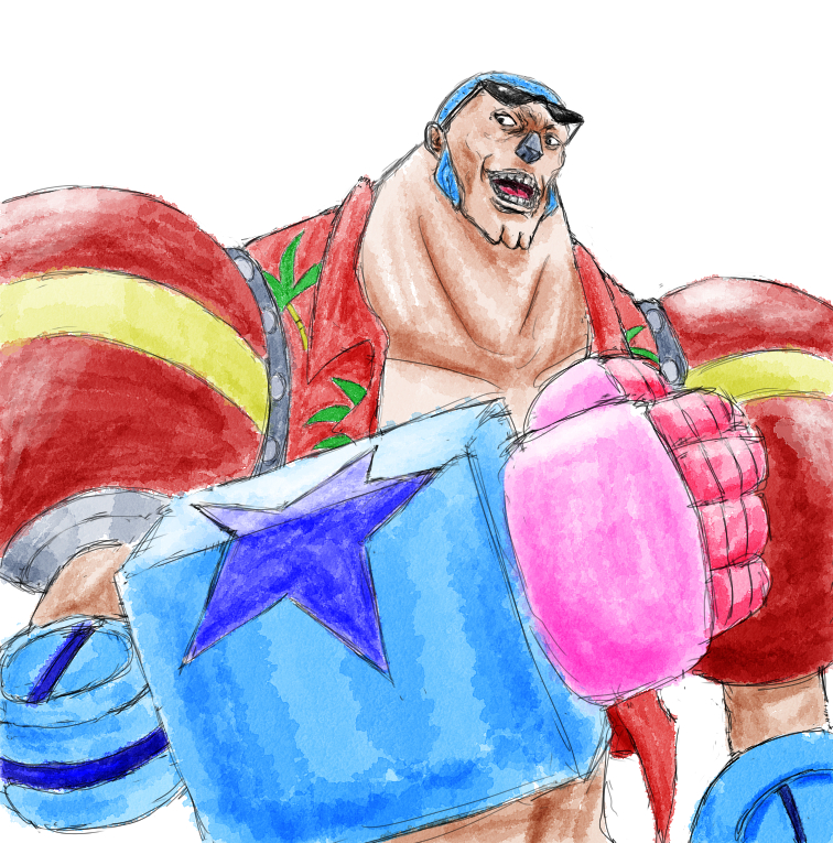５ ４ ワンピース人外キャラを描いてみた サラリーマンはイラストレーターを目指す