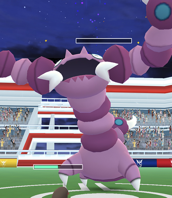 １人でレイドバトルのドラピオン戦に挑んだ Pokemon Go Get