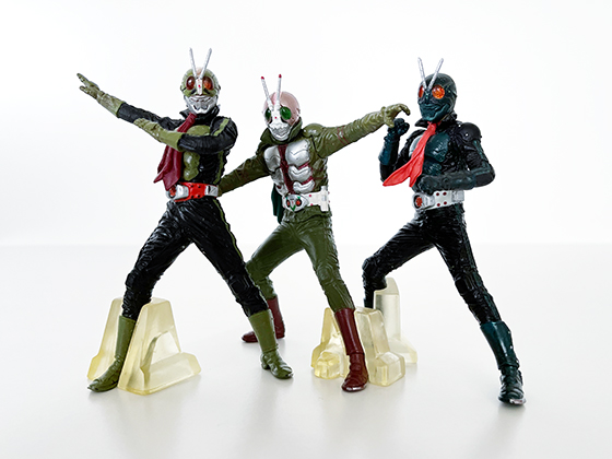 HDC 仮面ライダー フィギュア 全5種＋シークレット1種　計 6体セット HDC仮面ライダーとHDC仮面ライダーの食玩のフィギュア - 子育て
