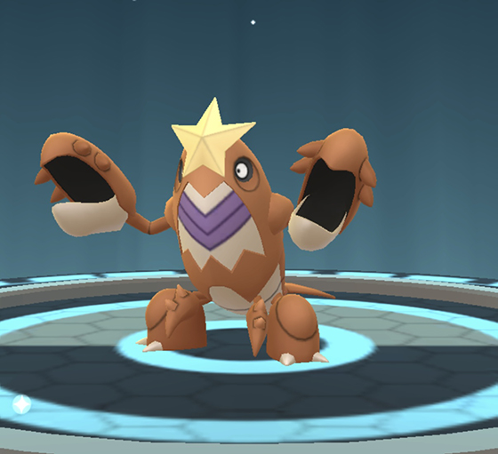 ヘイガニの色違いをゲットで、シザリガーへ進化 - pokemon go get!