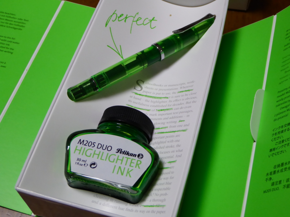 Pelikan M205 DUO ハイライターインクセット ペリカン M205 DUO用 ハイライターインク （M205 DUO