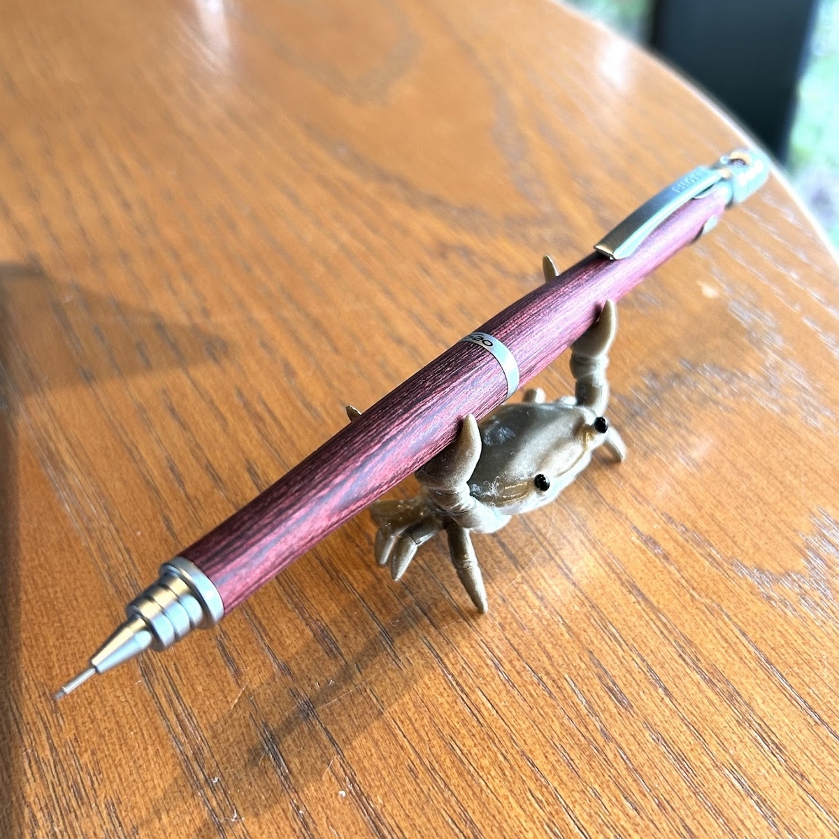 木製スリムデザインシャープペンシル本体 木製スリムデザインシャープ