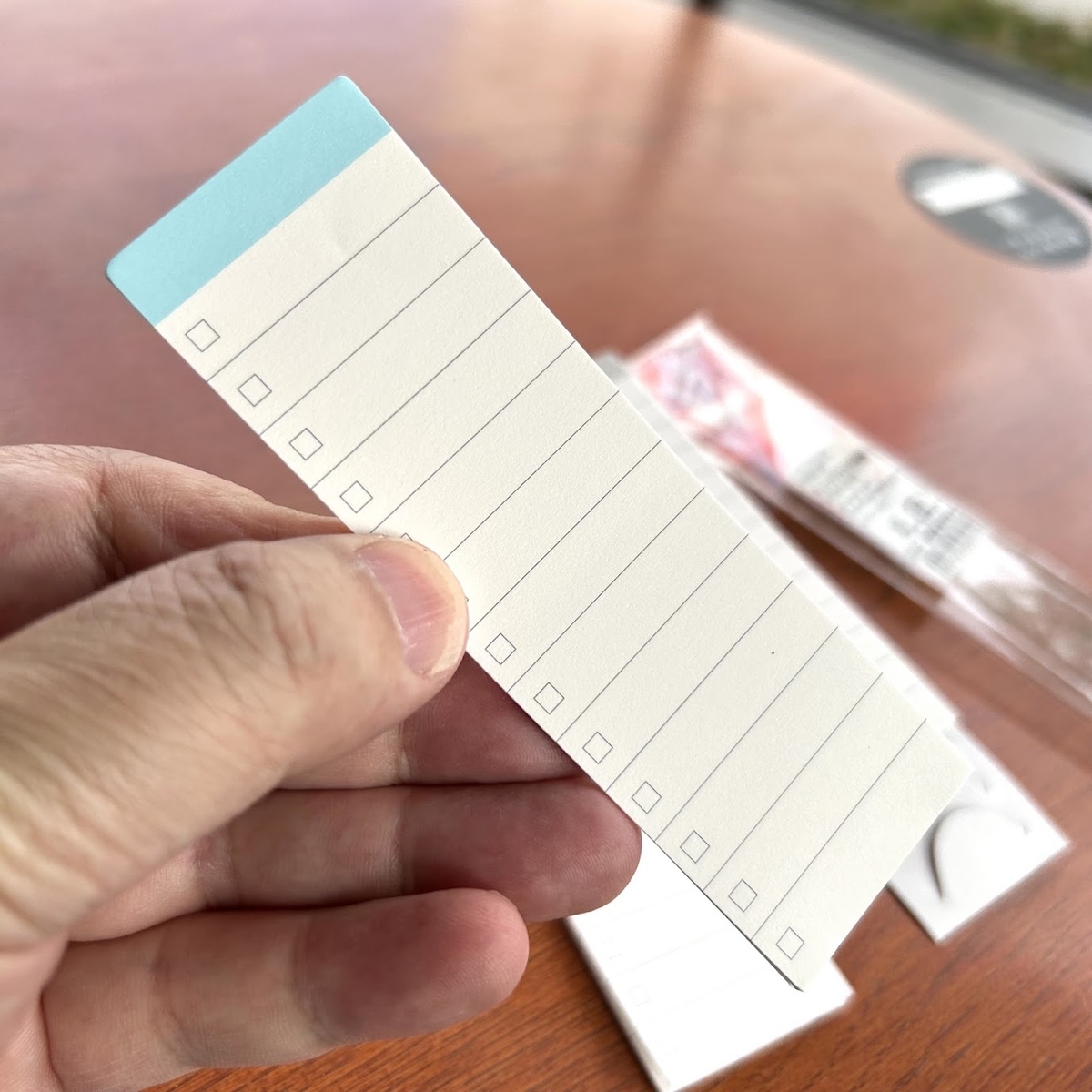 やりたいことを片っ端から書く！無印良品「チェックリスト付箋紙