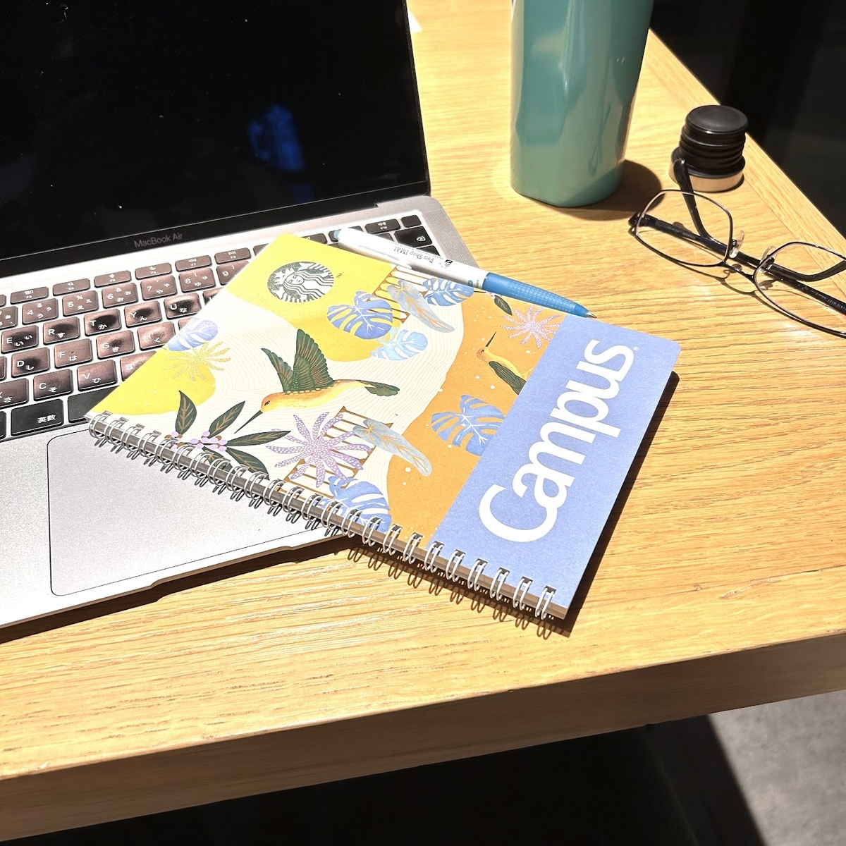 スタバのリングノート！デザインもいいし、環境にも配慮してます