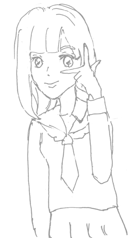 Ibispaint ｱｲﾋﾞｽﾍﾟｲﾝﾄ のお絵描き講座に従ってイラストの練習 なんとかなかよく暮らしたい