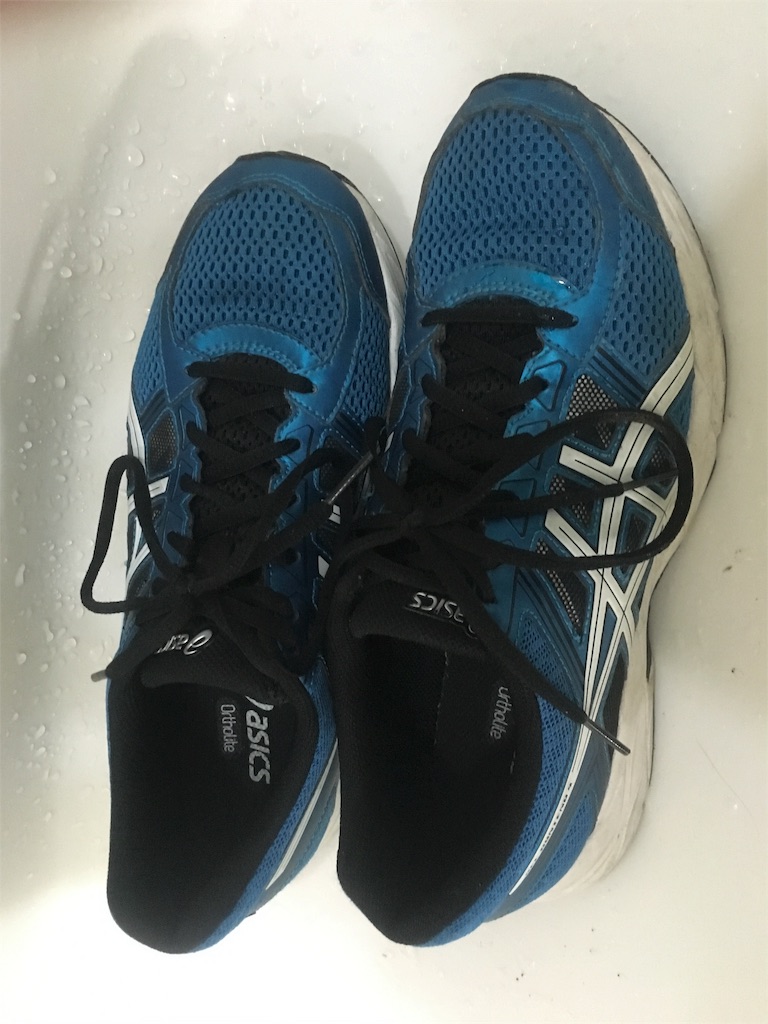 スニーカーを洗う時には激落ちくんを使うと簡単に綺麗になる ビリログｂｔｏａ