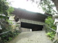 天河神社　拝殿前