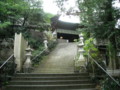 天河神社　拝殿前