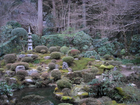 三千院　客殿の中庭