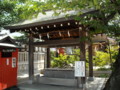 阿倍野神社　手水場(南側）