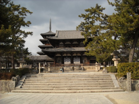 法隆寺　中門