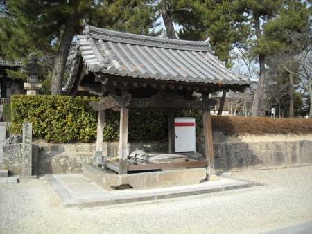 法隆寺　手水場