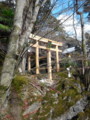 石山寺　三十八所権現社の鳥居