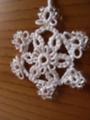 [Tatting]雪のモチーフ