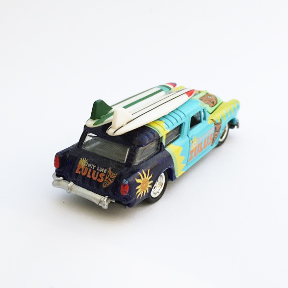 Voiture Miniature Johnny Lightning 1/64 Surf Rods County Line Zulus - Occasion, Vert