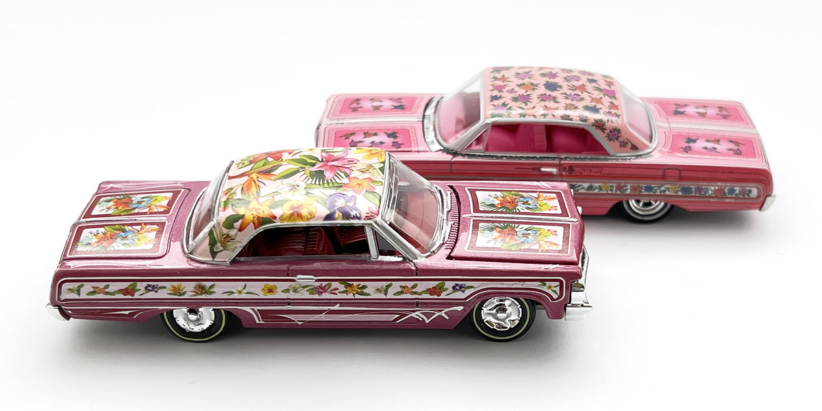 1964 impala ジプシーローズ　2台セット‼️ グリーンライト ローライダー インパラ ジプシーローズ IMPALA 2