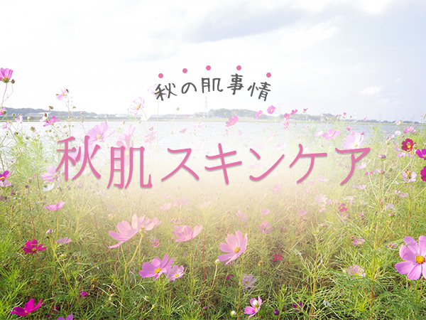秋肌スキンケア乾燥トラブル