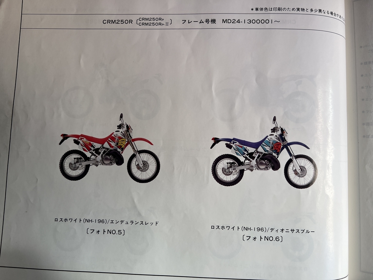 CRM250R レストア日記 “シーズン2”【その1】 - 内田輪店