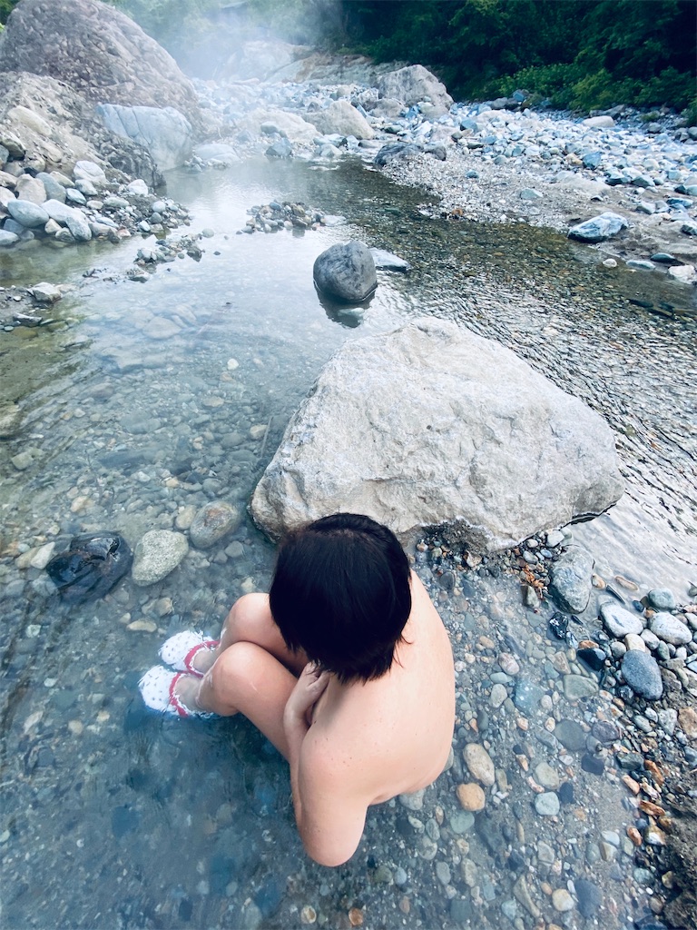 秘境 切明温泉 河原の湯 f 夫婦でぶらり旅 秘境 切明温泉 河原の湯 f 夫婦でぶらり旅