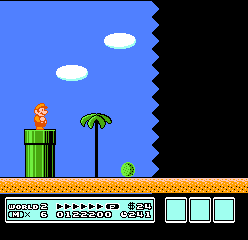 スーパーマリオブラザーズ3 出口土管後小ジャンプについて - まったり