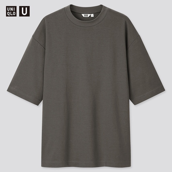 エアリズムコットンオーバーサイズTシャツ(５分袖)