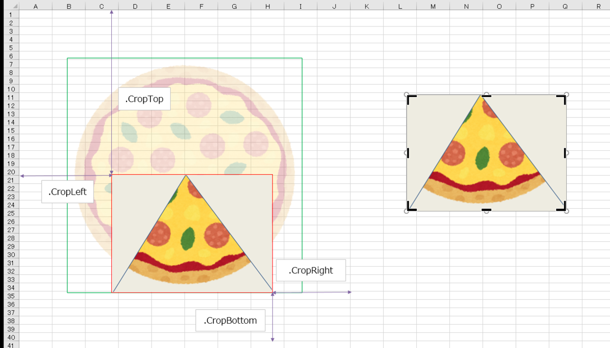 エクセルでピザカッター 画像を等しい角度で分割 風柳メモ エクセルでピザカッター 画像を等しい角度で分割 風柳メモ