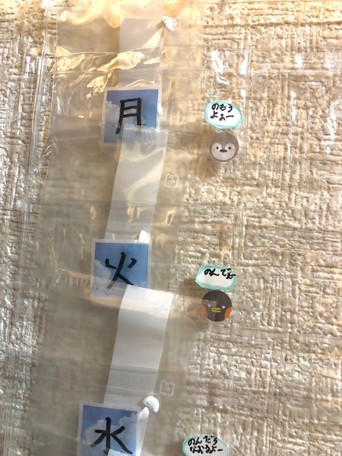 お薬飲み忘れ防止ポケット