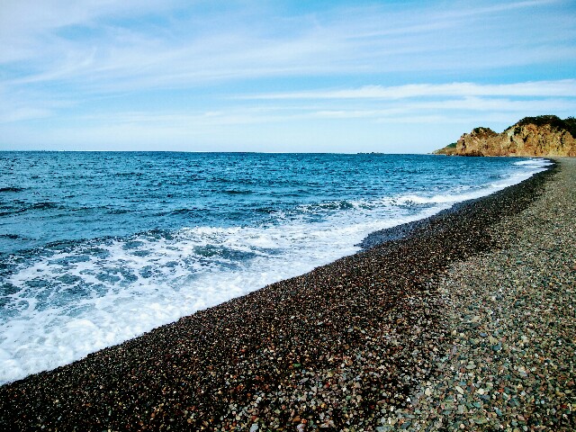 2019/10/18 深浦町 追良瀬川河口 石拾い - futatsumori's blog
