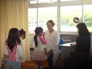 眼科検診 布土小学校の日記