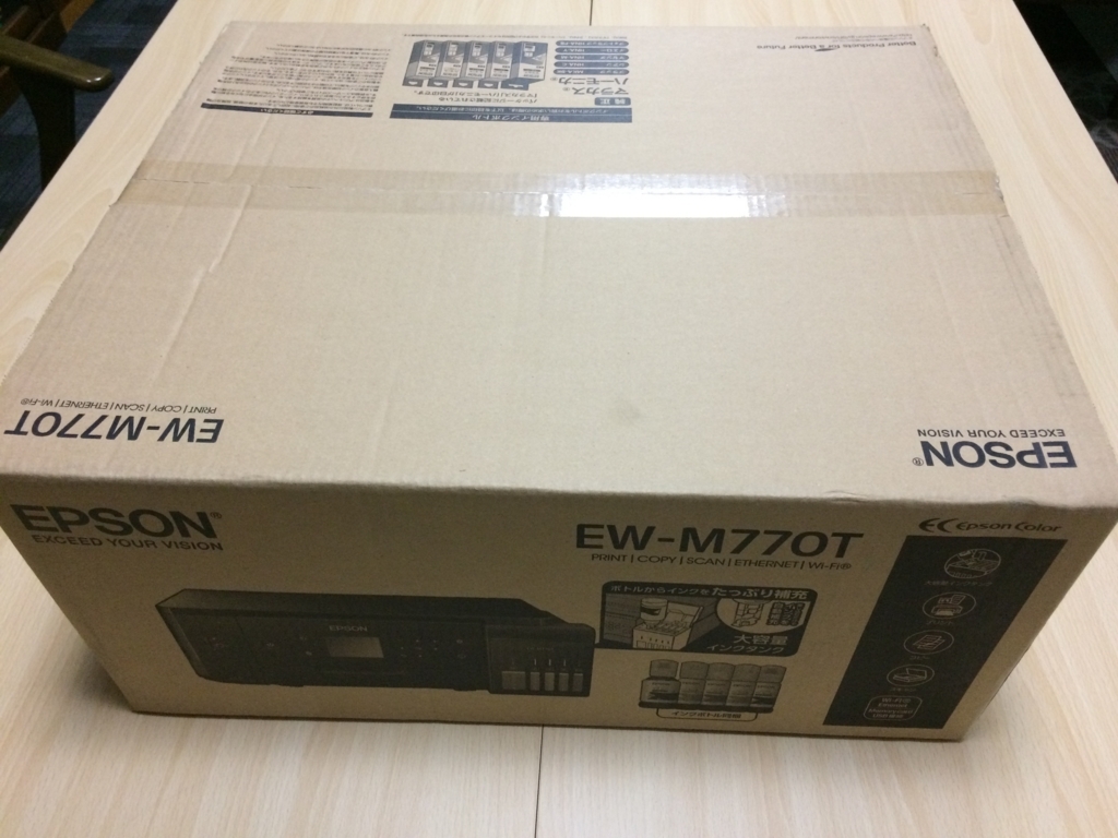 エコタンク搭載 エプソン EW－M770Tを買ってみた。評価は微妙