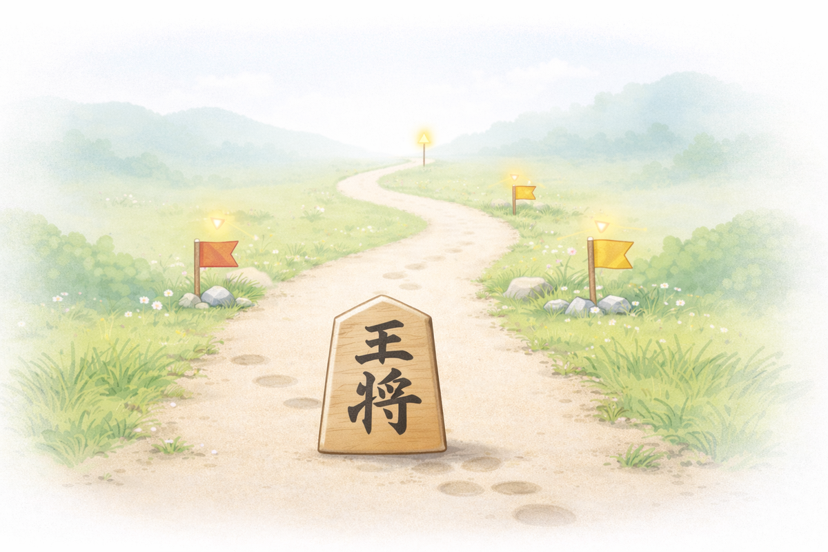 少しずつ積み重ねて強くなる過程を表現したイメージ画像