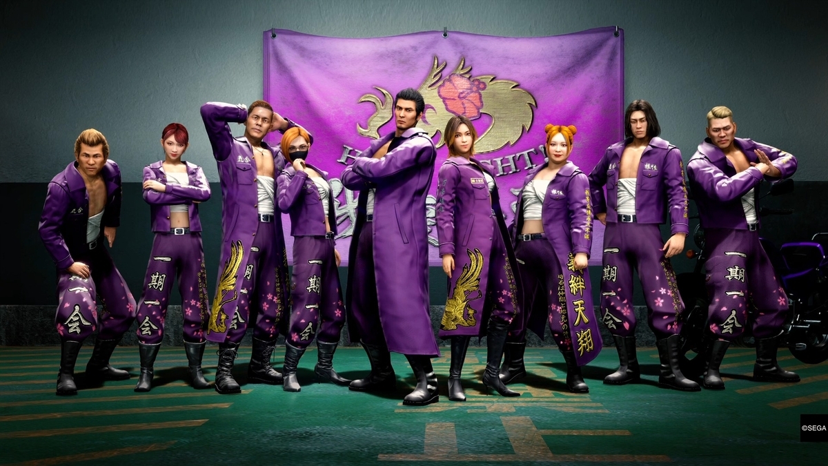 龍が如く極3の追加要素「ツッパリの龍」のゲーム画面