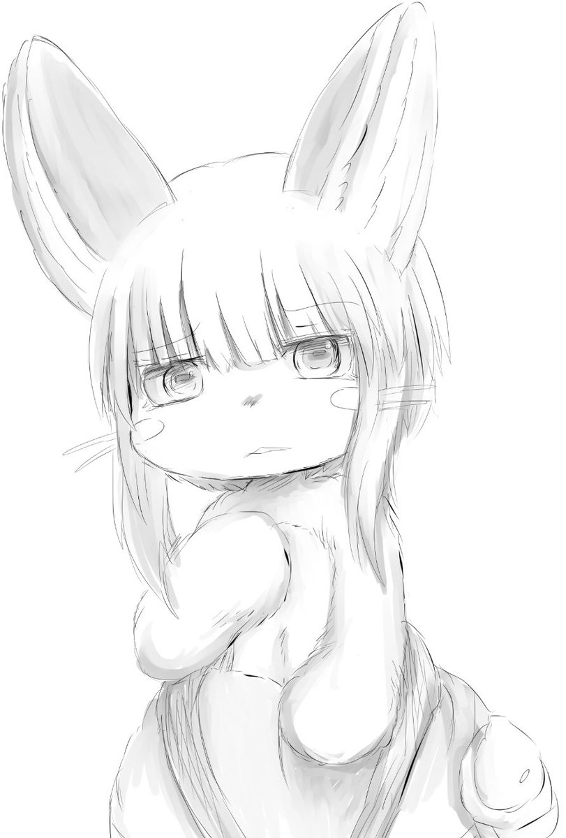 1113日目の練習 メイドインアビス絵2枚 親の介護をしつつ獣化絵を練習し続けるブログ