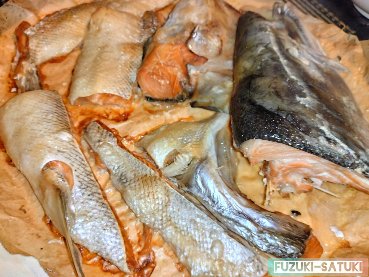 北海道 道東 秋鮭釣り 食べ方 カマ焼き