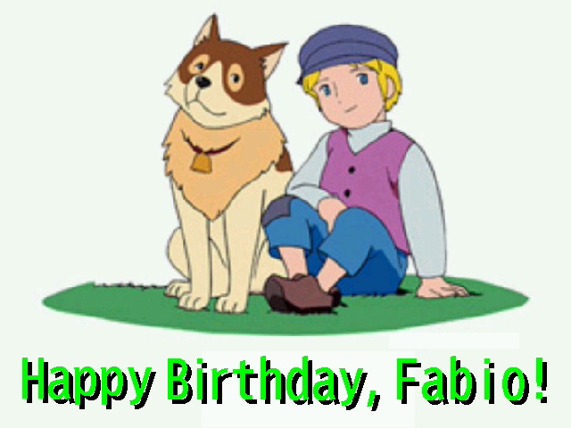 Happy Birthday, Fabio !