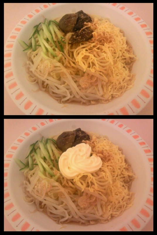 冷し中華＠病院飯