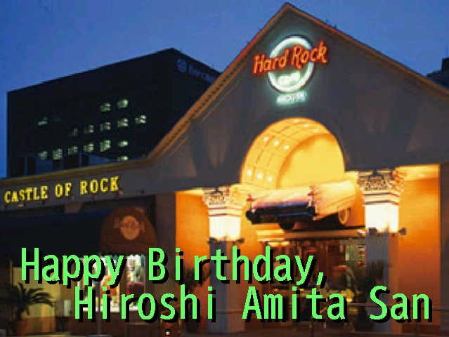 Happy Birthday, Hiroshi Amita San
