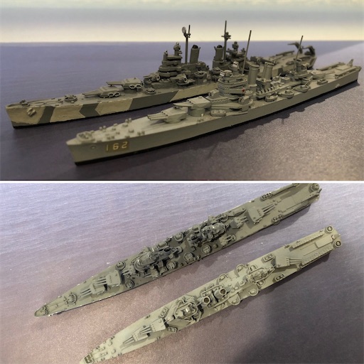 制作モデルのアップデートと、アメリカ海軍：第二次世界大戦期の