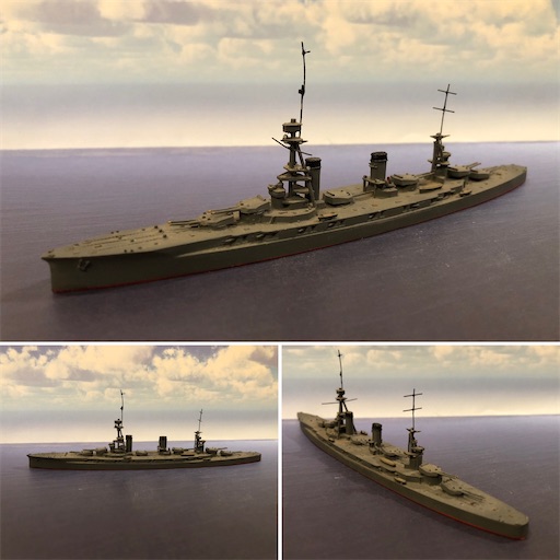 八十八艦隊　350 完成品　41㎝砲　戦艦試案 戦艦「扶桑」41サンチ砲搭載 艦政本部試案 其ノ弐 - F & F嫁の