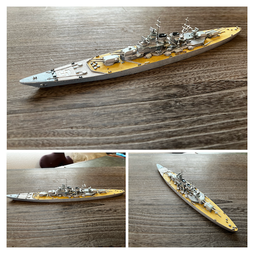 コレクターの日常：計画艦：H44型戦艦の完成（艦底パーツの到着