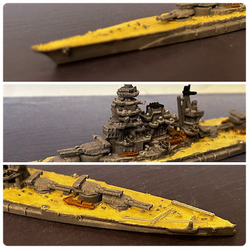 八八艦隊の近代化：架空艦の妄想上書き - 相州の、ほぼ週刊、1:1250