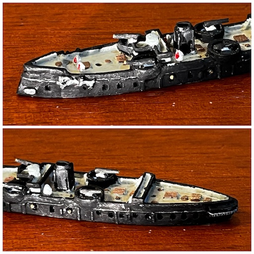 Spithead Miniatures：フランス海軍 艦隊装甲艦モデルの製作進捗