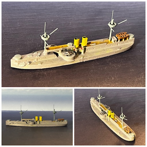 Amazon | 中国北洋水師 鎮遠 号巡洋艦 1/300 プラモデル