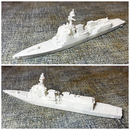 新着モデルの手直し：海自護衛艦コレクションの充実（その4）：架空艦