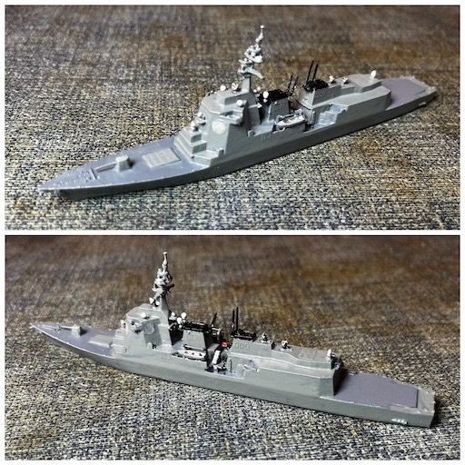 艦船自衛艦旗　入手困難商品 新着モデルの手直し：海自護衛艦コレクションの充実（その4）：架空艦